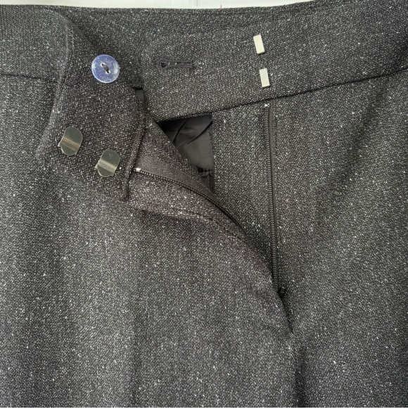 •Ann Taylor Factory• Black Subtle Tweed Career Pants - Size 14P - Picture 4 of 8